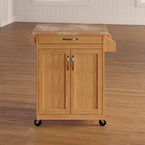 Homelity Mobile Kitchen Island Cart on Wheels, Small Rolling Cutting