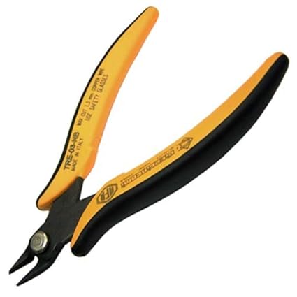 Piergiacomi Flush Cut Type Wire Cutter TRE-03-NB, Length - 138MM, Maximum Copper Wire Cutting Capacity - 1.3MM [Product of Italy, 100% Genuine]