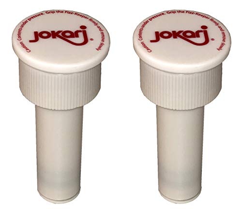 Jokari Fizz Keeper Pump Cap for 2 Liter Soda Bottles 2 Pack Pressurizing Carbonation Saver for Soft Drinks Reusable Cap Keeps Soda Fizzy Dishwasher Safe for 1 to 2 Liter Bottles