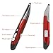 Wireless Mouse Pen with Stylus Fuction, Lcyyo 2.4GHZ USB Dightal Optical Pen Mouse, Handwriting Ergonomic Mice for PC Laptop Notebook Computer Mac Adjustable 800/1200/1600 DPI (Red)