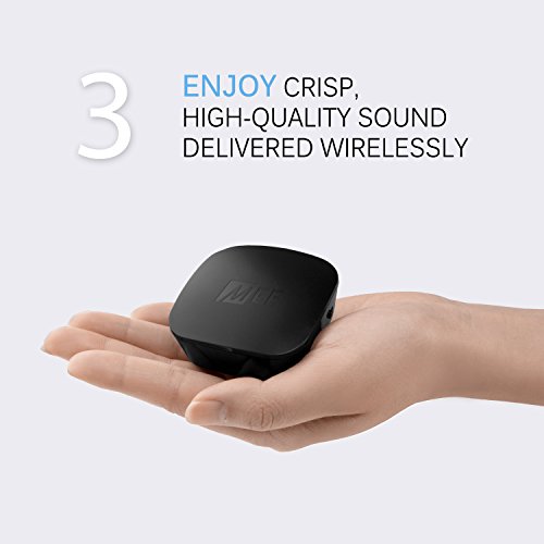 MEE audio DualStream S1 Universal Headphone and Speaker Bluetooth Wireless Audio Transmitter/Streamer with aptX Low Latency technology for TVs and other devices
