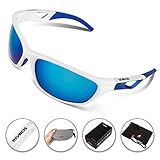 RIVBOS Polarized Sports Sunglasses Driving Sun Glasses for Men Women Tr 90 Unbreakable Frame for Cycling Baseball Running Rb831