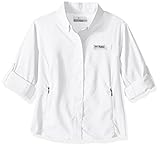 Columbia Girls Tamiami Long Sleeve Shirt, Medium, White