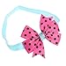FEITONG 10PC Cute Flower Toddlers Baby Headband Hairband Wave Point Bowknot Photography
