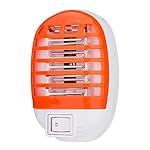 Electronic Insect Killer,Mosquito Killer Lamp,Mini Plug in Mosquito Light,3.9x2.3In,Orange