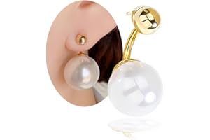 Forypretty Pearl Earrings, Drop Earrings, Hoop Earring for women