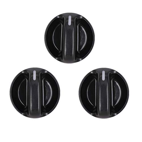 AC Climate Control Knob Set of 3 VCCA Air Conditioner Heater