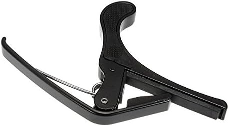 Folk Acoustic Guitar Trigger Change Capo Key Clamp Black