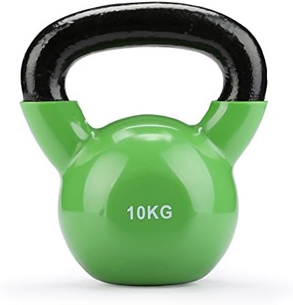 Fithalt Coated Kettlebell Cast Iron Vinyl for Women/Men Workout