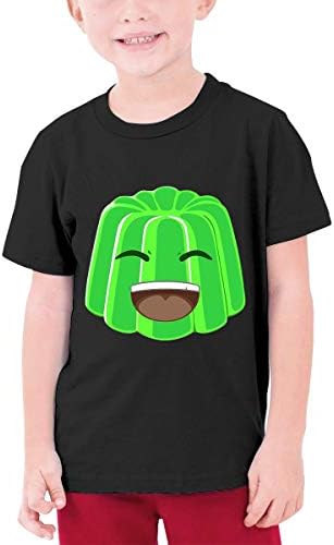 LianLiYa Boys Jelly DanTDM Crew Neck T Shirts 100% Cotton Black