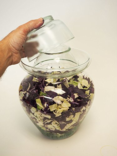 Traditional Glass Fermenting Jar, 9l / 2 Gallon capacity with Airlock Lid