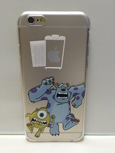 Amazon Iphone6 4 7 Inch Iphone ハードケース ケース カバー スマホケース クリアケース アップルマーク リンゴ ディズニー モンスターズ インク Monsters Inc サリーand マイク ケース カバー 通販