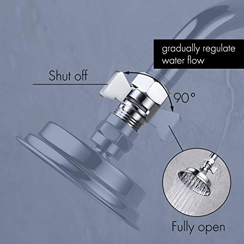 KES Shower Shut Off Valve G1/2" Brass with Handle Lever Water Flow