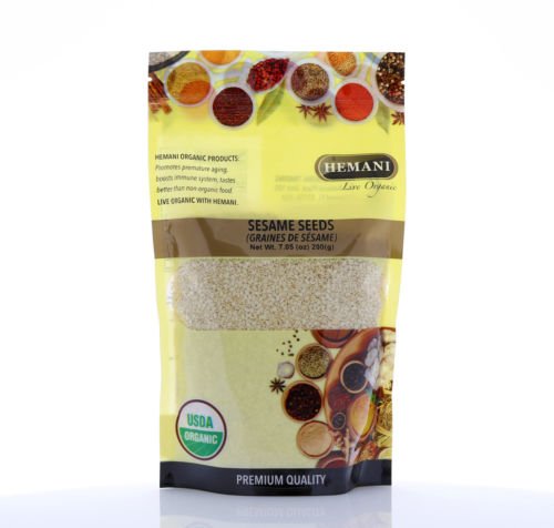 Hemani 100% USDA Organic Sesame Seeds 200gm/7oz