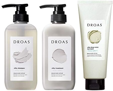 Droas ドロアス クレイヘアマスク 泥ヘアエステセット シルキー