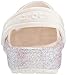 Crocs Kids' Classic Glitter Clog, Oyster, 3 M US Little Kid