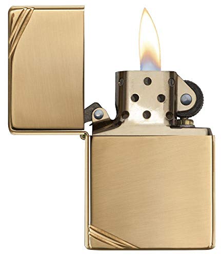 ZIPPO (ジッポー) ライター 無地 フラットトップ 270 ブラスポリッシュ 正規輸入品