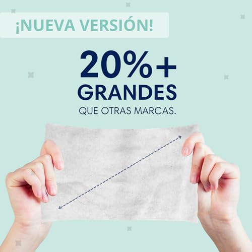 Consi Toallitas Humedas Bebe y Niños (99.9% Agua), Hipoalergénicas para Piel Sensible, Libre de Sulfatos, Parabenos y Fragancias, Biodegradables, Toallas húmedas | 6 paquetes con 480 Toallitas