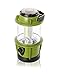 E-TRENDS Portable LED Camping Lantern Flashlight - Dimmable - Survival Kit for Emergency, Power Outage, Hurricane, Battery Powered, Green
