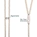 Fashionable Jewelry Pearl Necklace Earphones Headset with Mic Beads 3.5mm in-Ear Earbuds Wired Headphone for iPod, iPhone, Android, BlackBerry, Mp3 Player and All 3.5mm Audio Devices (White)