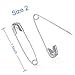Pllieay 504 Pieces Safety Pins Child Safety Pin Baby Safety Pins for Fabric Diapers, Garment Repair and Quilting, Size 2 (1.5 x 0.2 Inches)
