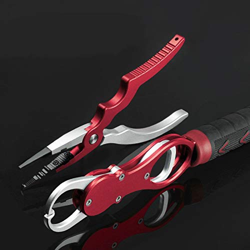 NO LOGO XW-GANPEI, Fischereiausrüstung Super Controlling Fishing Grip Mit Waage Starke Aluminiumlegierung Tragende… – Bild 3