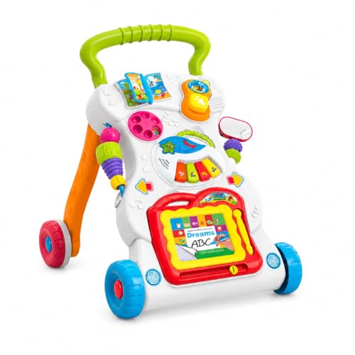 Andador Musical 3 em 1 Infantil | com Luzes, com Sons, Atividades Educativas