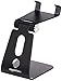 Amazon Basics Adjustable Aluminum Cell Phone Desk Stand for iPhone and Android, Black, 3.3 x 3 x 4.2 inch (LxWxH)