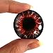 30mm Red Demon Glass Eye for Taxidermy Sculptures or Jewelry Making Pendant Crafts