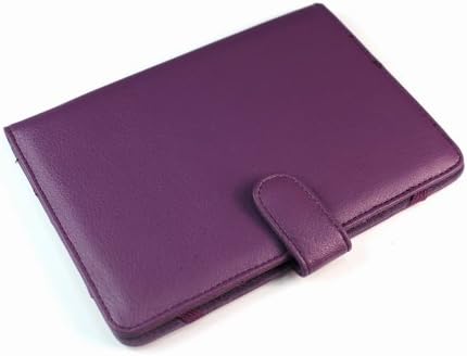 Pandigital NOVA 7" Color eRreader Leather Case - Purple - SRX Executive (CASE WILL NOT FIT PANDIGITAL SUPER NOVA, Just PANDIGITAL NOVA)