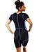 Sisyama Open-Bust Sauna Hot Suit Weight Loss Neoprene Shapewear Blue (Medium)