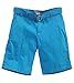 Studio 10 Mens Belted Solid 100% Cotton Short