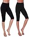 Emmalise Women's Capri 17 in Knee Length Bermuda Seamless Legging