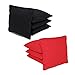 Cornhole Bags Set - (4 Black, 4 Red) By Free Donkey Sports