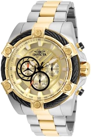 Amazon.com: Invicta 25515 Bolt Men 52mm Stainless Steel Gold Gold