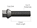 (10) Extended Black Lug Bolts 12x1.5 (53mm Shank Length) Cone Seat for many BMW Vehicles: 128i 135i 318i 320i 325i 328i 335i M3 525i 528i 530i 535i M5 Z3 Z4 E36 E46 E60 E90 E92 E93
