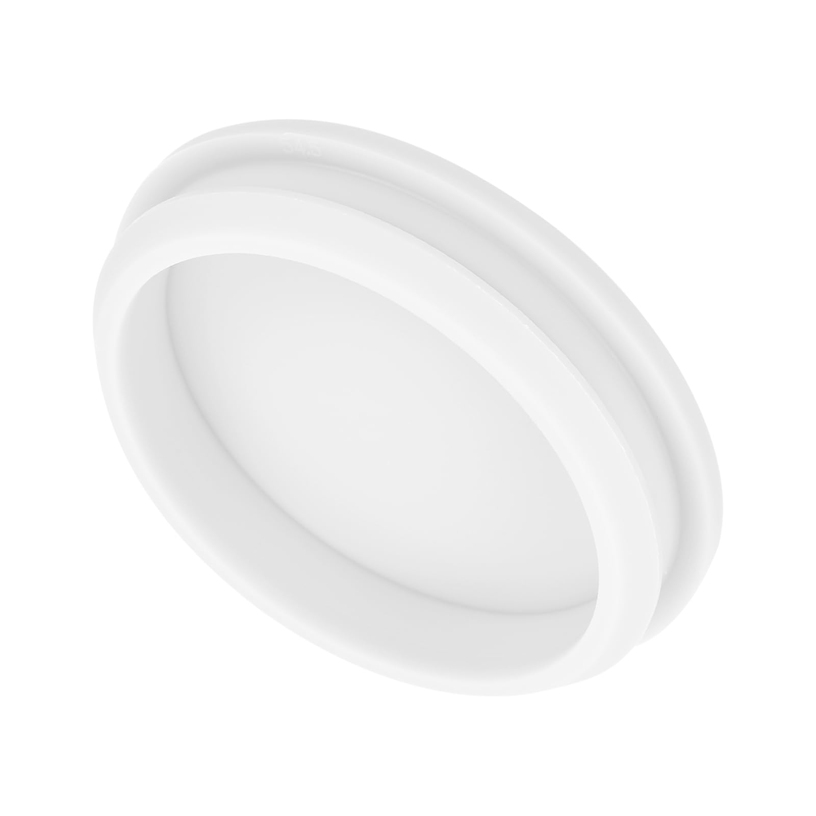 Photo 1 of MECCANIXITY 1pcs Silicone Snap in Locking Hole Plugs,54.6mm/2.1 Inch Mounting Diameter Narrow Groove Width 5mm Panel Seal Cover Round for Kitchen Bulkheads Waterproof Sealing Plugs White