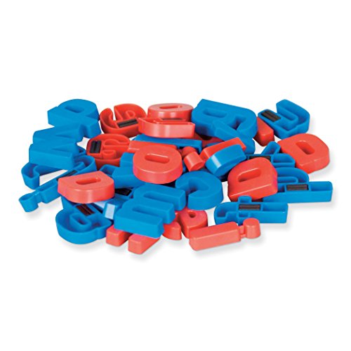 Pacon PAC27510 Magnetic Plastic Letters, Lower Case, Blue Vowels & Red Consonants, 1-1/2