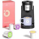 HBN Single Serve Coffee Maker for K-Cup + Tea 40-Count Sampler Variety Pack