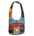 KayJayStyles Hippie Hobo Sling Cross body Owl Bag Nepal (Turquoise)