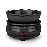 Black CANDLE WARMER 2 piece Tart Warmer (Kitchen)