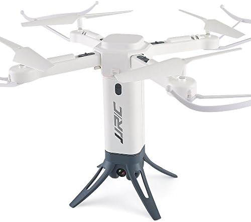WiFi Selfie rc Drone, Remote Control Quadcopters, JJRC H51 360 FPV 720P HD Camera RTF Foldable Headless Mode Helicopter Gift for Kids Beginners, by MKLOT - White