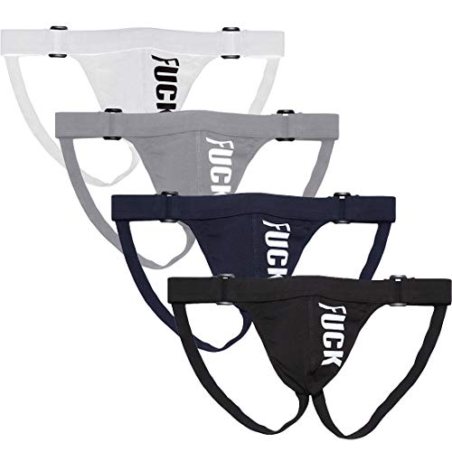 YuKaiChen Men's Jockstrap Underwear Athlelic Supporters Thong Low Rise