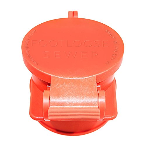 Enviro Design Products RV Park/Campground Sewer Cap Orange Female