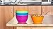 HOMIEBUDS XGATML TANGDIAABBCC Cereal Bowls Soup Bowls Snack Bowls Noodle Bowls Kids Bowls Toddlers Bowls College Students Bowls 8 Pieces Assorted Colours