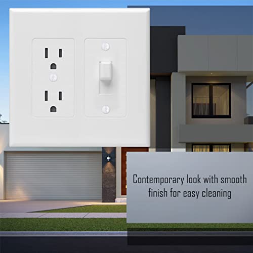 Taymac 2772W Revive Device Wall Plates 2Gang Masque Decorator Cover