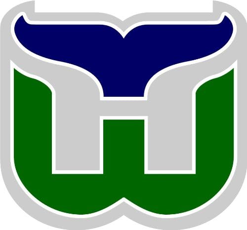 valstick Hartford Whalers Hockey Bumper Sticker 5'' x 5''