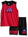 adidas Baby Boys' Tank and Active Short Set, Vivid Red, 24 Months