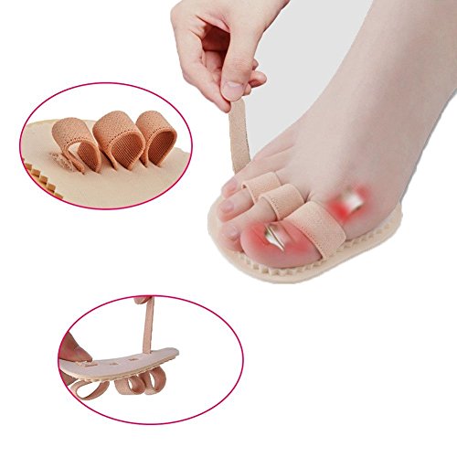 image for Dr.Tu Triple Toes Straightener,Hammer Crooked Overlapping Toe Splint C
