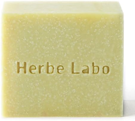 Herbe Labo Deep Clean Face or Body Soap 100% Natural Traditional Hand crafted Gift For Boys or Girls friend Women or Fathers Day Family Bathing Travel Spa (Lemongrass & Sea Salt)
